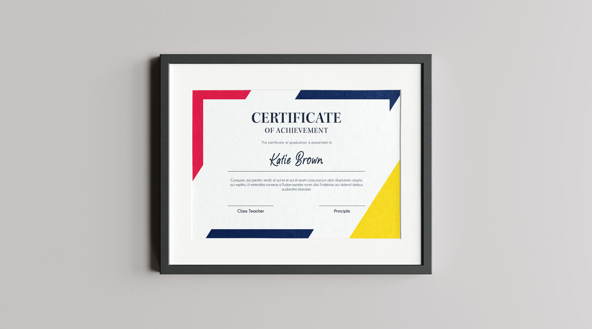 School Certificates